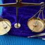 Vintage Portable Balance Brass Scale - Antique Presious Brass Balance Scale Image 5