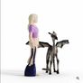 Schleich Wizarding World Harry Potter 42636 Luna Lovegood and Baby Thestral Image 4