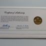Gold & Silver Certificated Coin Covers 1977 PNC FDC Image 3