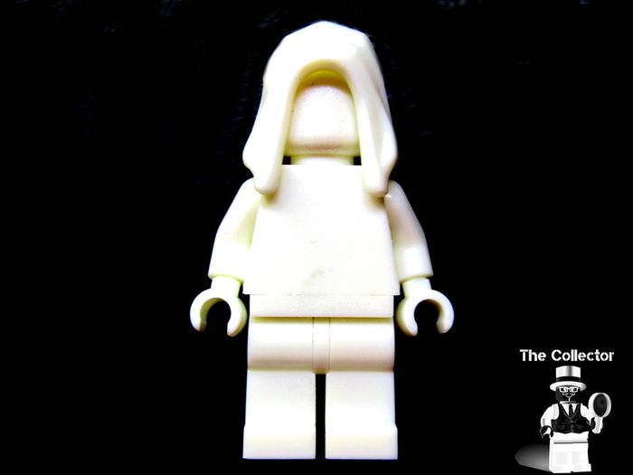 LEGO Hood Minifigure Unreleased Superheroes Prototype Glow In The Dark Colour Monochrome Minifigure Extremely Rare And Hard To Find