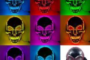 Skull Halloween Led Mask