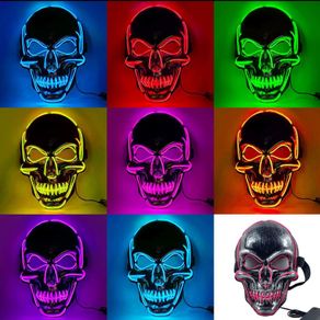 Skull Halloween Led Mask