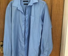 3 blue school shirts