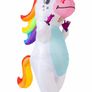 Inflatable Costume Unicorn Full Body Unicorn Air Blow-up Deluxe Halloween Costume - Adult Size (MULTIPLE COLOURS) Image 6