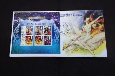 Great Britain Stamps : Christmas 2008 - Mother Goose Pantomime - Limited Edition - First Day Cover