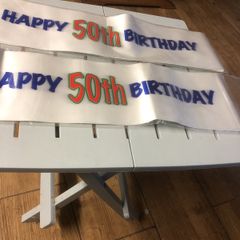 Birthday 50th Banners