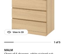 ikea malm chest of drawers