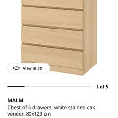 ikea malm chest of drawers