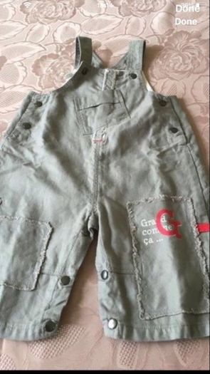 Boys dungarees never worn 3/6 mths