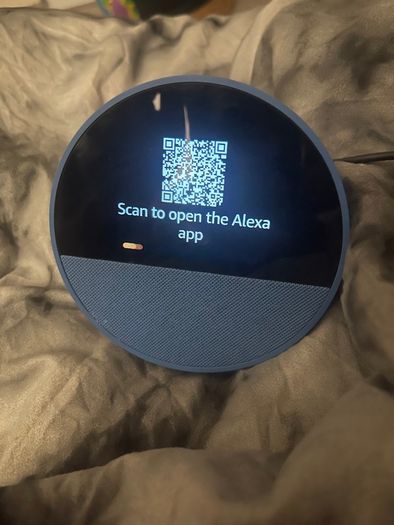 Amazon Echo Spot (2024 Model), Smart Alarm Clock with Alexa, Like New