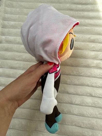 Marvel Spiderman Gwen hood plush Used Please see pictures
