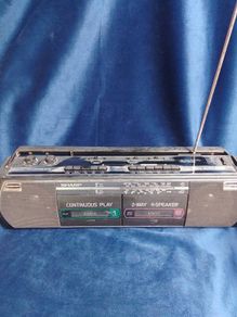 1988 sharp WQ-268 cassette radio player