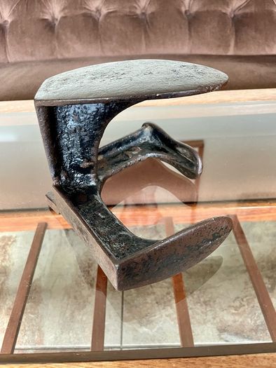 Cobblers Anvil Vintage Cast Iron Shoe Last Book End Door Stop Heavy Prop