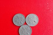 3 British Sixpence