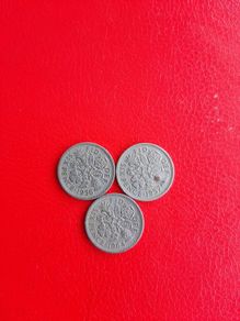 3 British Sixpence