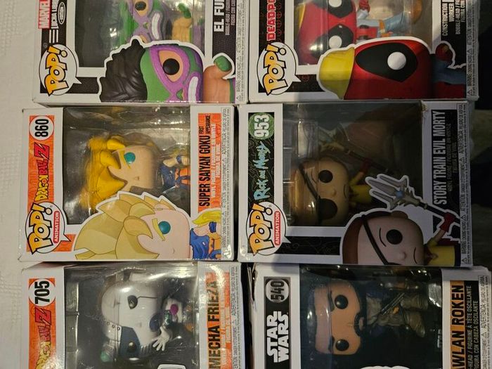 6 x funkos