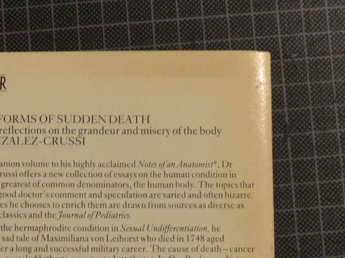 F Gonzalez-Crussi, 'Three Forms of Sudden Death'