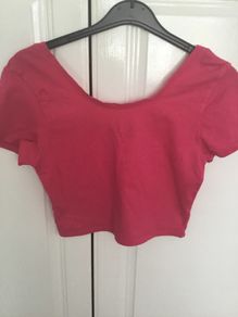 Ladies pink top size 14