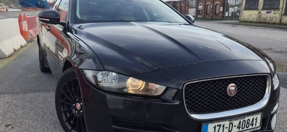 Jaguar XE 2017 automatic black with New engine