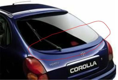 Toyota Corolla E11 1997-2002 Rare Liftback Lower Tailgate Spoiler