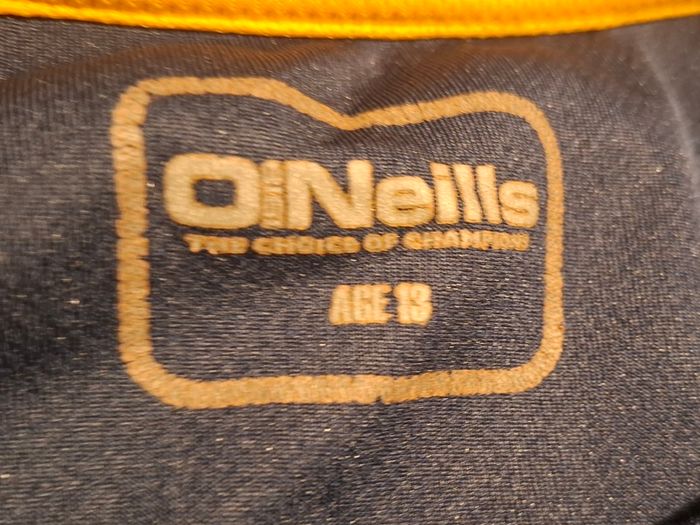 Clare GAA Official O'Neills Hurling Jersey (Youths 13 Years) FREE POST
