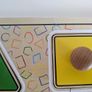 Melissa & Doug Geometric Shapes Peg Puzzle Image 3