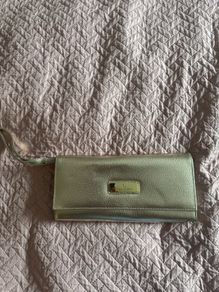 River Island gold large clutch bag Postage included