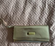 River Island gold large clutch bag Postage included