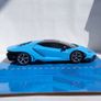 Scalextric Lamborghini Centenario Slot Car. (Blue) - street supercar  C4321 Image 2