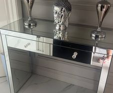 Mirrored side table / hall table