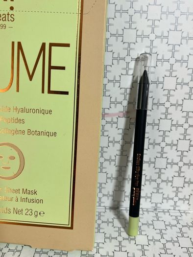 Pixi 3X volumzinb infusion sheet mask set and endless silky eye pencil in black noir