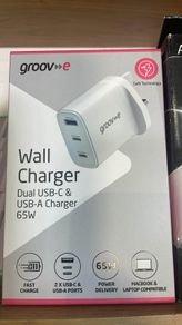 Dual USB-C & USB-A Charger 65W Phone Charger