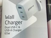 Dual USB-C & USB-A Charger 65W Phone Charger