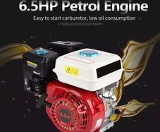 Petrol Engine Air Cooled 4 Stroke Engine 6.5HP Pull Start 168F OHV Single Cylinder Replacement Petrol Engine 196cc