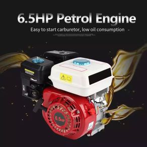 Petrol Engine Air Cooled 4 Stroke Engine 6.5HP Pull Start 168F OHV Single Cylinder Replacement Petrol Engine 196cc