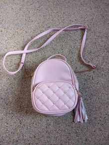 Small pink handbag