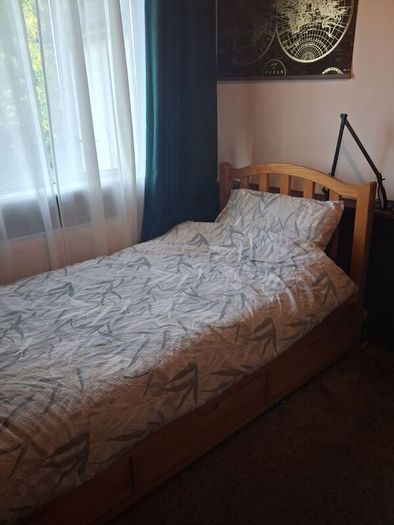 solid Oak Single Bed