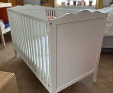 IKEA HENSVIK Baby Cot White 60x120 Good Condition