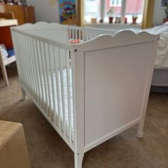 IKEA HENSVIK Baby Cot White 60x120 Good Condition