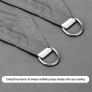 Sun Shade Sail 2m x 3m Grey Rectangular Waterproof Garden Sun Sail Outdoor Patio Party Sunscreen Awning Canopy 98% UV Block With Rope (FREE POSTAGE) Image 5