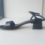 ALDO Sake Black Croc Block Heels with Mirror Detail - UK 7 (EU 40) Image 4