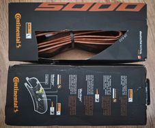 Continental GP 5000 tires (28" Tan wall)