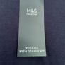 M&S Collection knitwear lightweight navy top - New Image 2