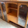 Mid 20th Century style Teak Vaneer Display cabinet Image 2