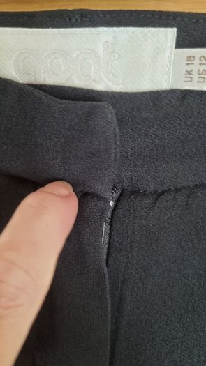 New GOAT Trousers, Black, UK 16