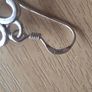 Silver 925 lucky four leaf clover hook earrings Image 3