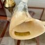 Vintage Mid Century Hand Carved Dykehead Scotland Penguin Bovine Horn Figure Image 6