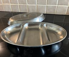 Stainless Steel Serving Dish With Cover