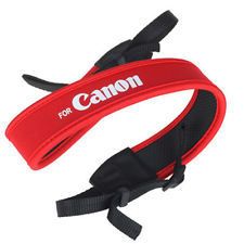 Neck Shoulder Strap Red for Canon