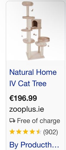 Cat Tree Natural XL